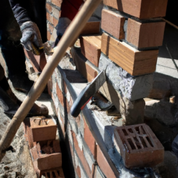 Installation d'un Treillis Métallique pour Renforcer un Mur Plérin