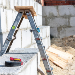 Construction d'un Mur de Soutènement en Blocs de Béton pour un Terrain en Pente Carrieres-sur-Seine